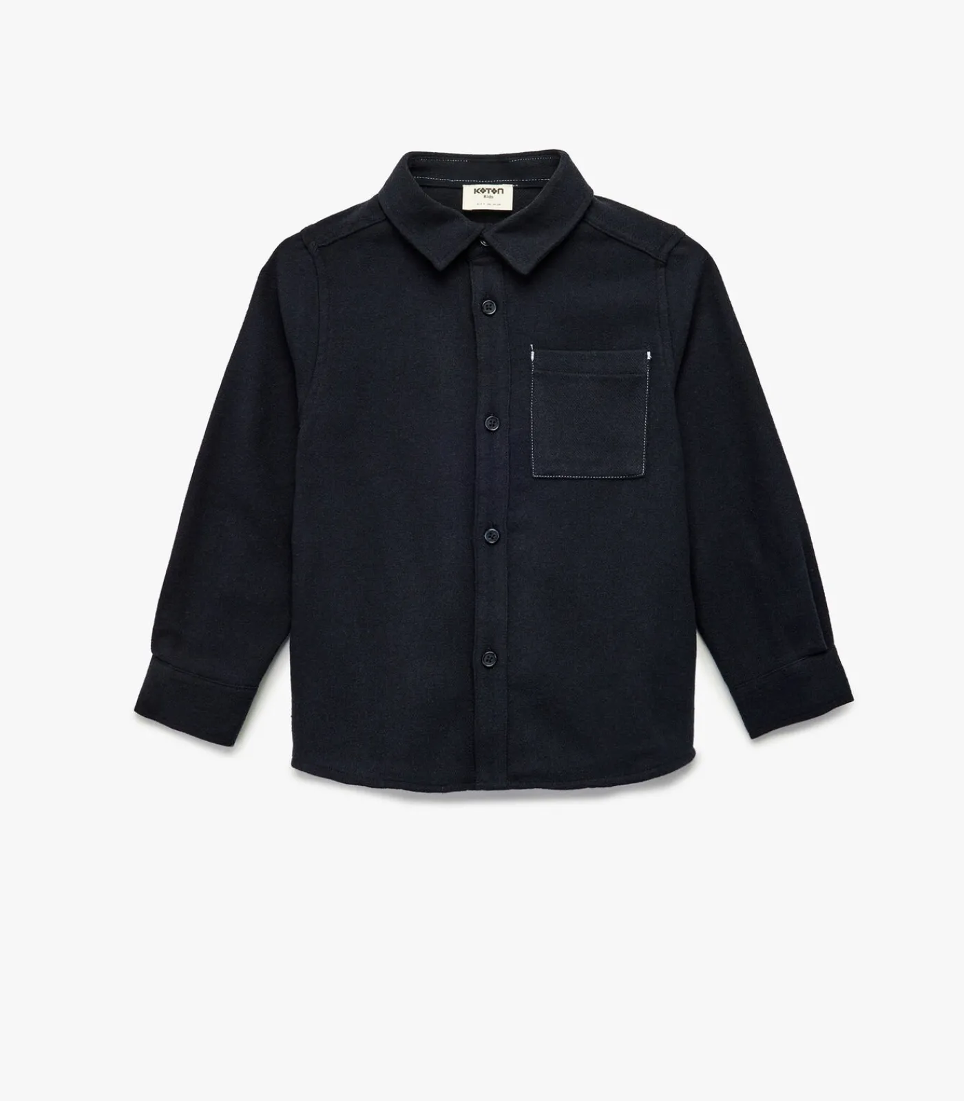 New Lange Blouse met Zakdetail voor Jongens Kinderen Topjes & Hemdjes