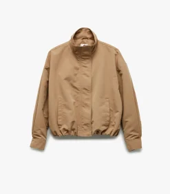 DAMES Koton Lange Bomberjas Kraagdetails