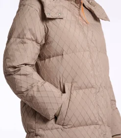 Online Lange gewatteerde jas Toffee 38 DAMES Jassen