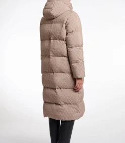 Online Lange gewatteerde jas Toffee 38 DAMES Jassen
