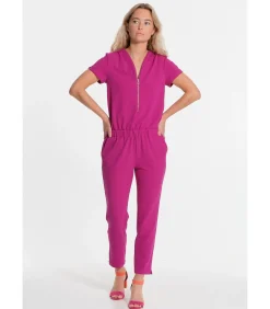 New Lange jumpsuit met elastische taille DAMES Jumpsuits