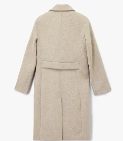 DAMES Koton Lange Kaasjas Met Knoopsluiting En Zakdetails