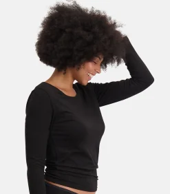 DAMES Bamboo basics Lange mouw LARA Verpakking van 4