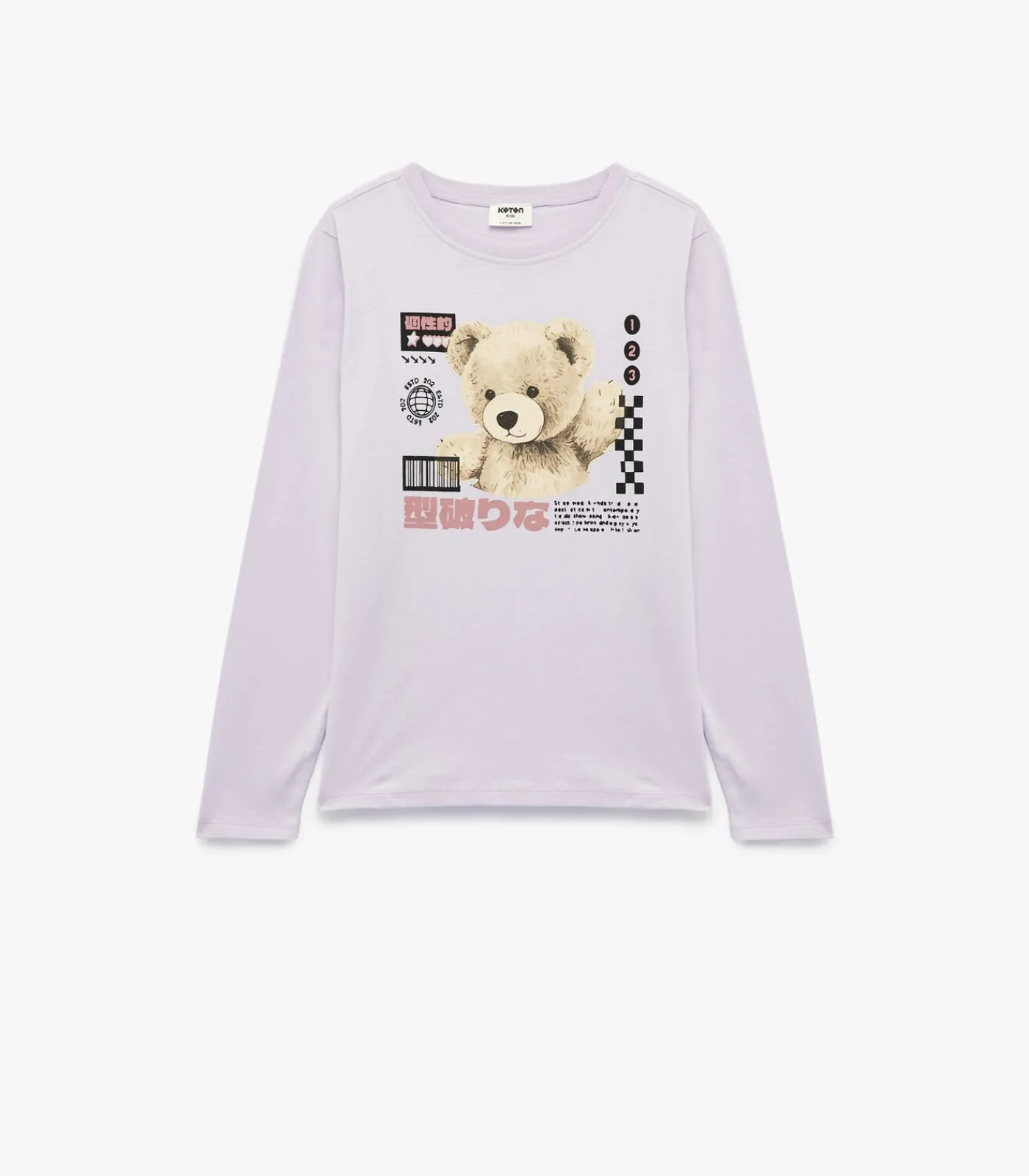 Kinderen Koton Lange Mouwen T-shirt Katoen Beertjesprint