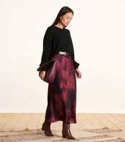 DAMES La Fée Maraboutée Lange rode rok met print