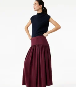 DAMES Koton Lange Rok Kloof Modal Plooiend
