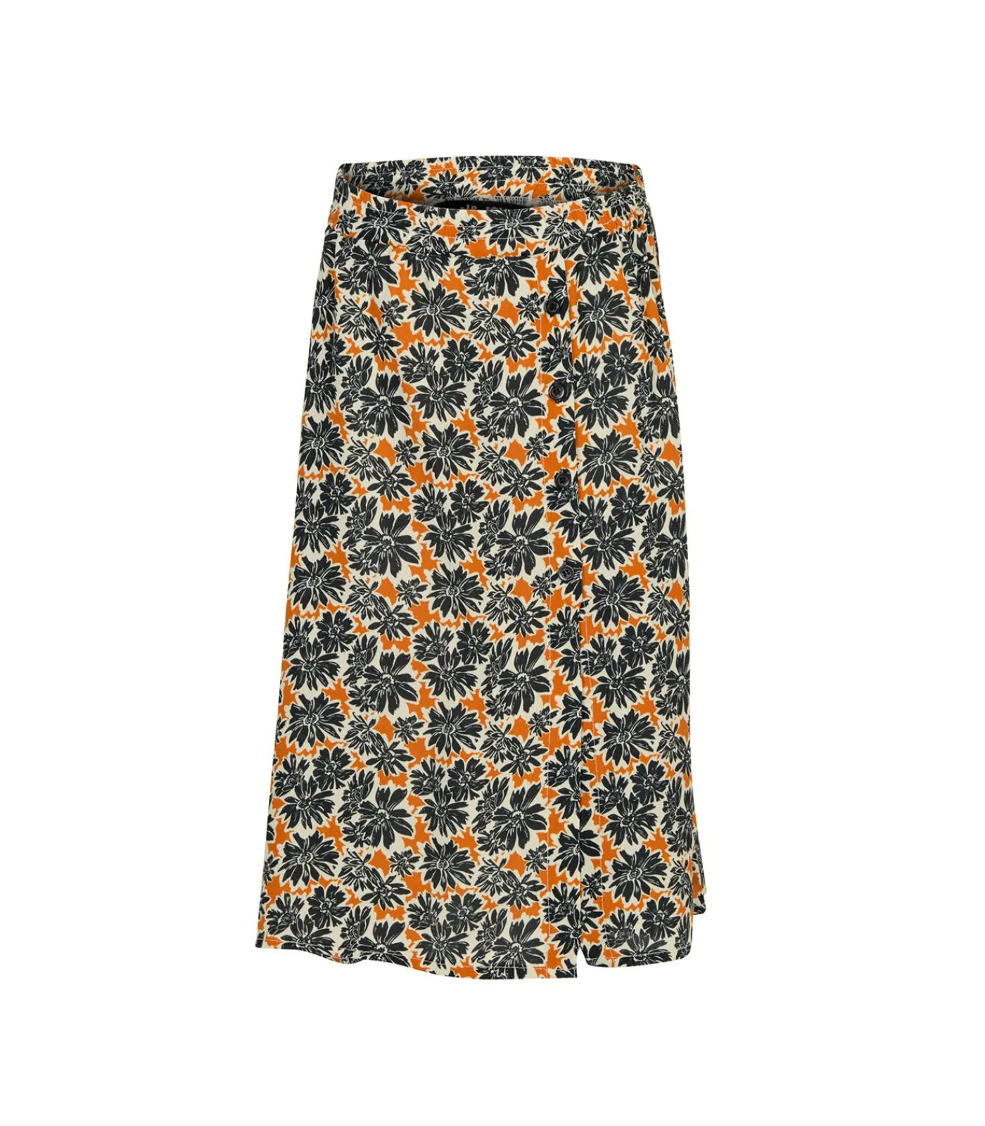 Discount Lange rok met knop- en bloemenpatronen Kinderen Rokken