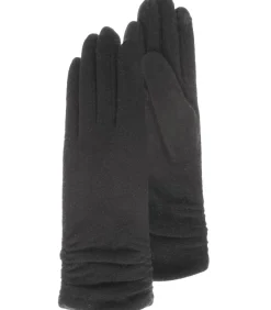 Hot Lange tactiele wollen dameshandschoenen Zwart DAMES Handschoenen