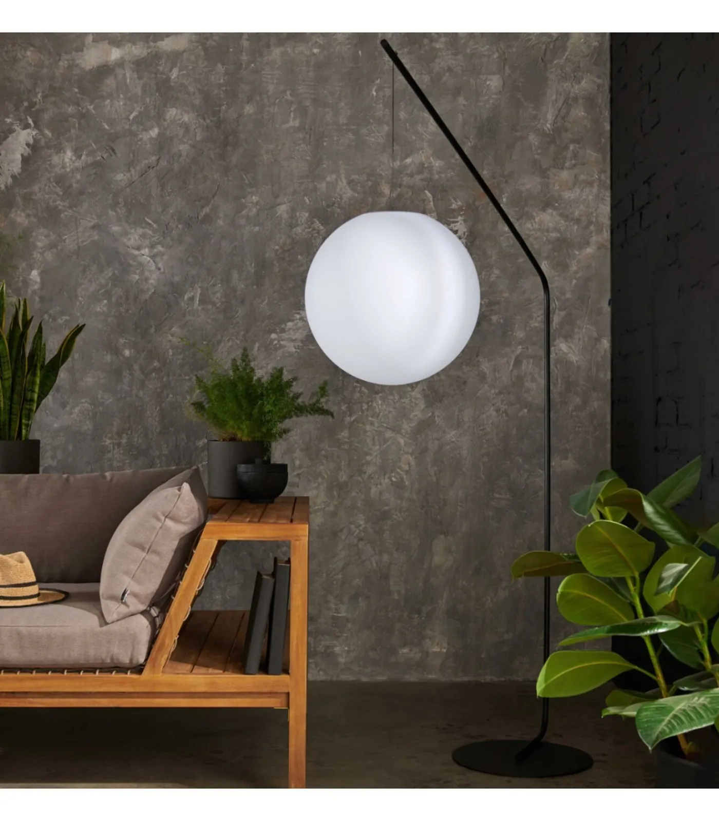 Outlet Lantaarnpaal met vierkante boog 180 cm Vloerlampen