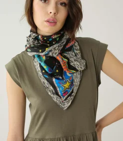 Best LAVINIA - Sjaal met geometrisch patroon DAMES Sjaals