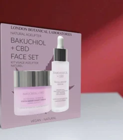 London Botanical laboratories LBL- CBD + Bakuchiol gezichtsset (serum + vochtinbrengende crème)