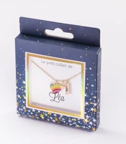 DAMES Editor Lea naamketting met hartjes hanger