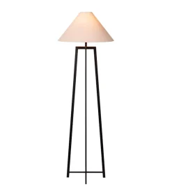Leoni - Staande Lamp - Zwart & Wit Vloerlampen