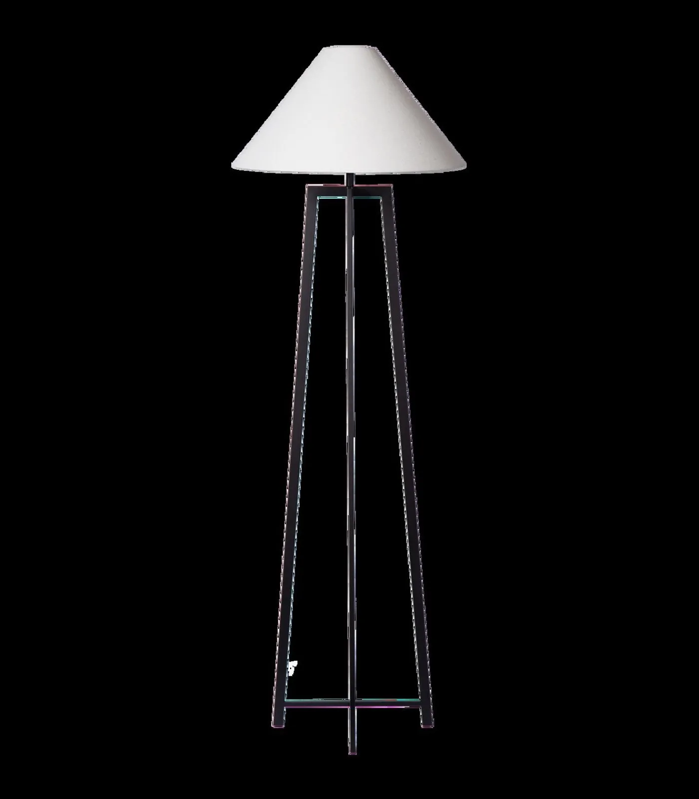 Leoni - Staande Lamp - Zwart & Wit Vloerlampen