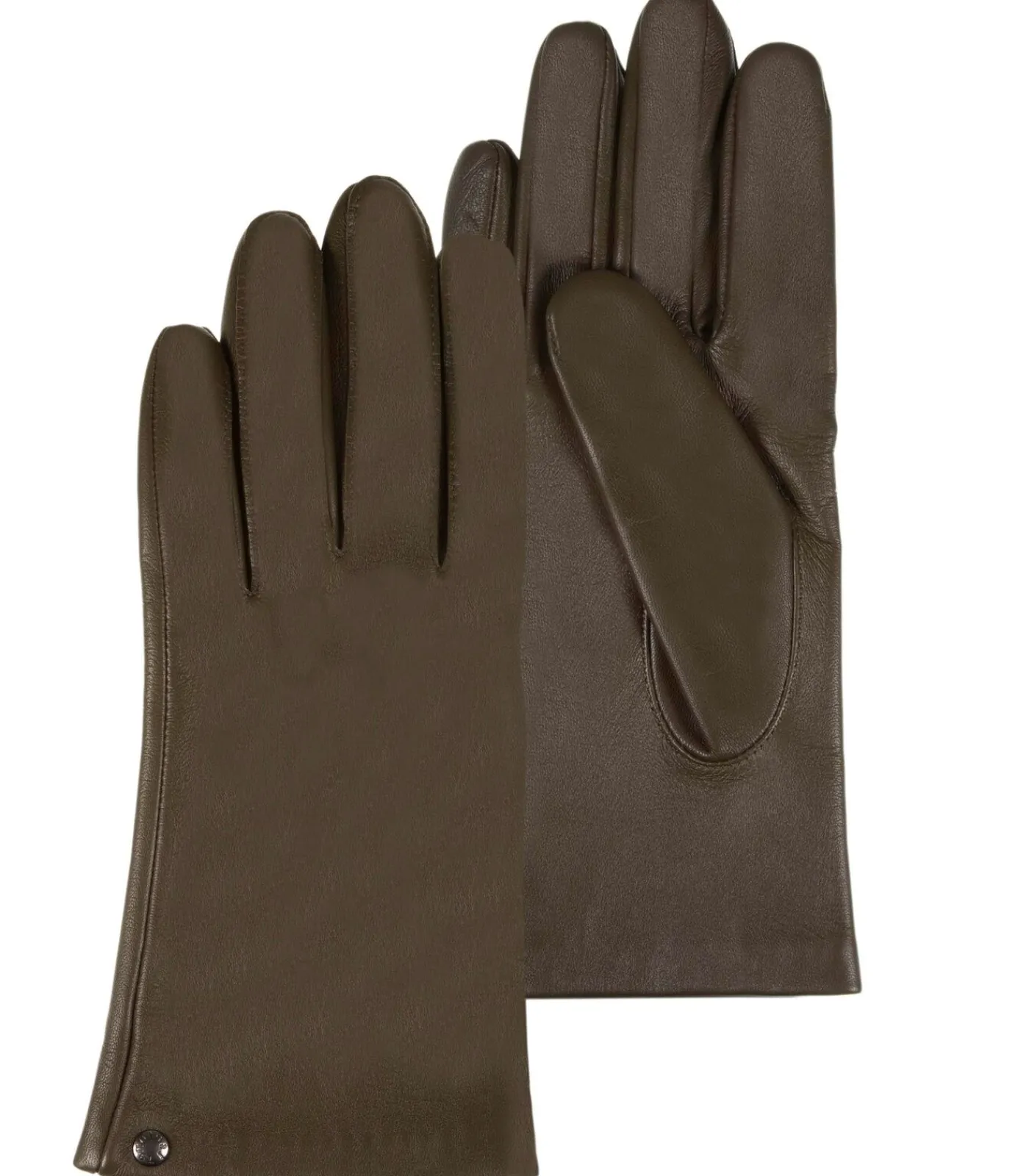 Clearance Leren dameshandschoenen met zijden voering Olive DAMES Handschoenen