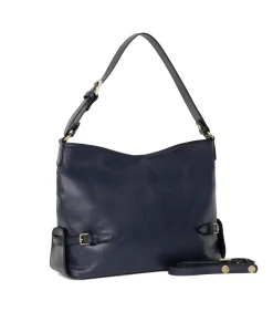 DAMES HEXAGONA Leren Messengertas République