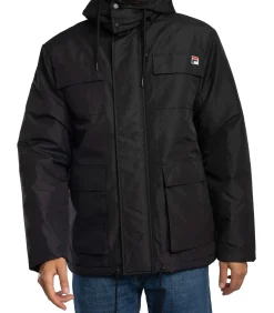 Outlet Liam Cargo Pockets Gewatteerde Jas Heren Jassen