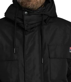 Outlet Liam Cargo Pockets Gewatteerde Jas Heren Jassen