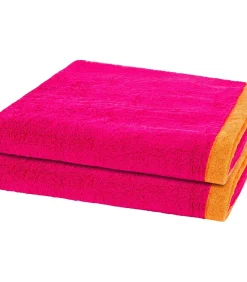 Cawoe Lifestyle Splash - 2 X douchehanddoek in set