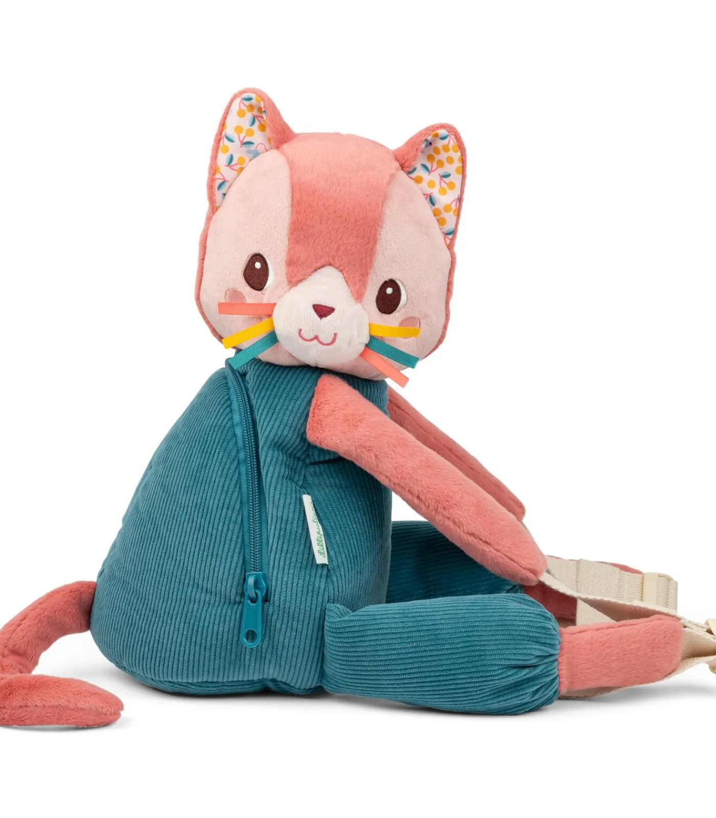 Discount rugzak voor kinderen - zachte rugzak Jeanne de kat - verstelbare schouderbanden en heupband Reistassen