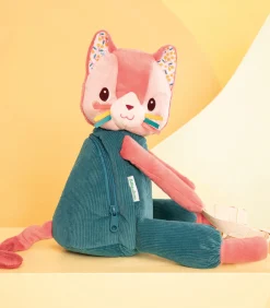 Discount rugzak voor kinderen - zachte rugzak Jeanne de kat - verstelbare schouderbanden en heupband Reistassen