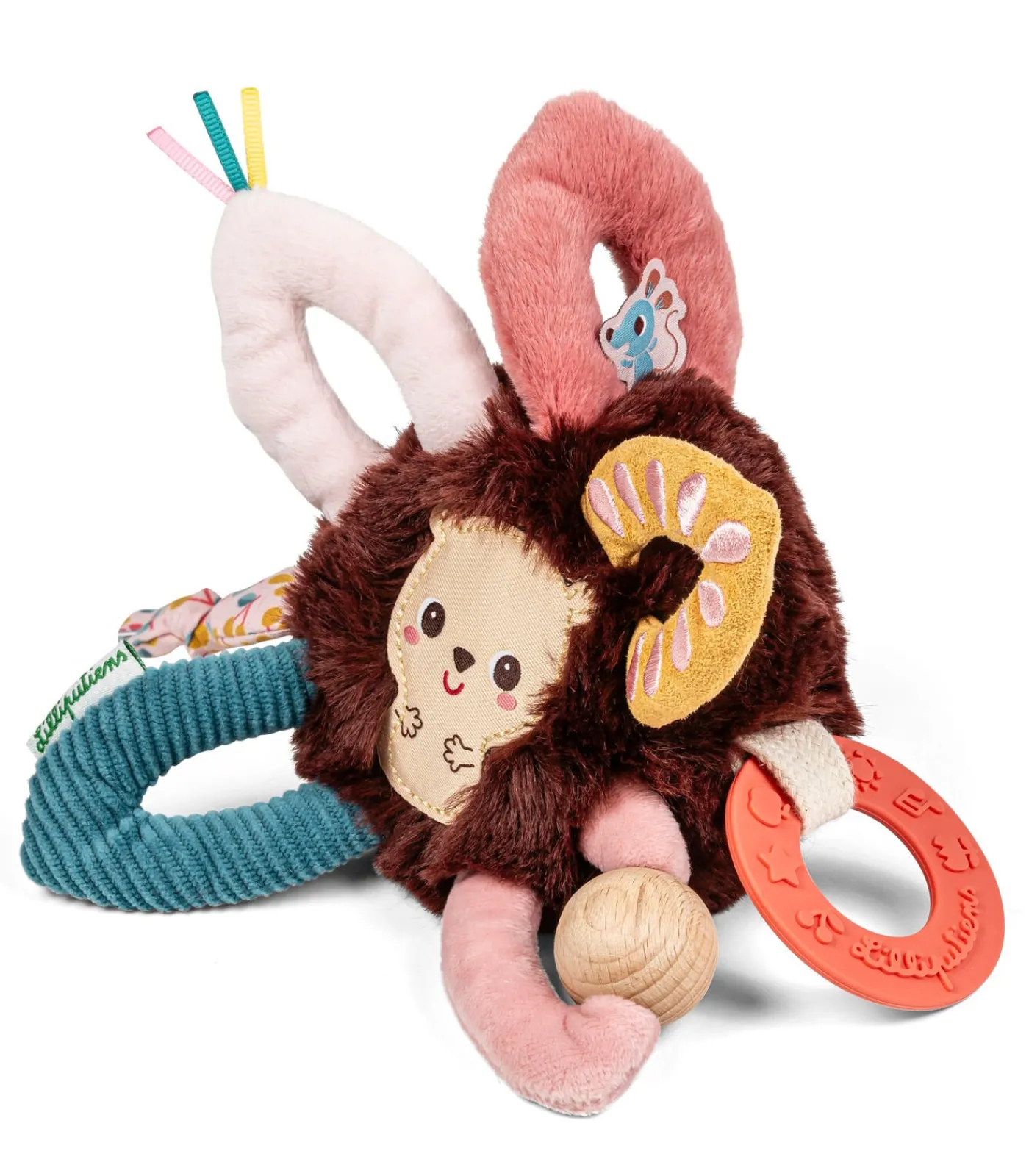 Kinderen Lilliputiens sensorische bal baby speelgoed Leon de egel - grijprammelaar