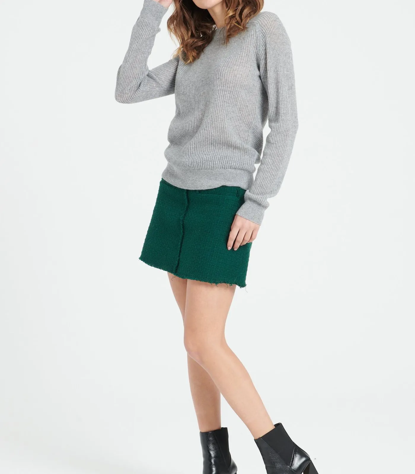 Outlet LILLY 23 Trui met ronde hals - 100% kasjmier DAMES Truien & Cardigans