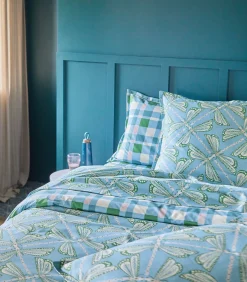 Online LILLY Bleu - Laken Perkaal Katoen Lakens