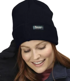 Online LINED - Muts - Marineblauw DAMES Hoeden & Petten