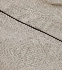 Clearance Linnen badjas in ecru linnen 4xl DAMES Badjassen