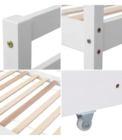 Online Lit banquette pour enfant 190x90cm avec tiroirs JULES Kinderen Kinderen Home