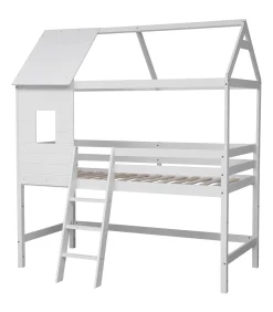 New Lit cabane mezzanine pour enfant 190x90cm blanc MARGOT Kinderen Kinderen Home