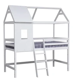 New Lit cabane mezzanine pour enfant 190x90cm blanc MARGOT Kinderen Kinderen Home