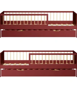 New Lit gigogne pour enfant 190x90cm terracotta ADAM Kinderen Kinderen Home