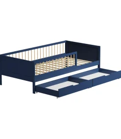 New Lit pour enfant 190x90cm bleu foncé avec tiroirs ADAM Kinderen Kinderen Home