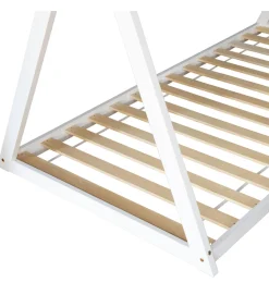 Clearance Lit tipi pour enfant 190x90cm blanc VALENTIN Kinderen Kinderen Home