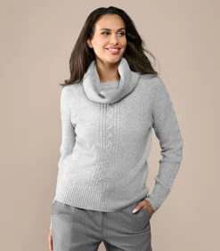 DAMES Mart Visser Liv Lurex Trui Grijs / Zilver