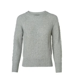 DAMES Mart Visser Liv Lurex Trui Grijs / Zilver