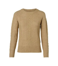 Sale Liv Lurex Trui Zand / Goud DAMES T-Shirts & Tops