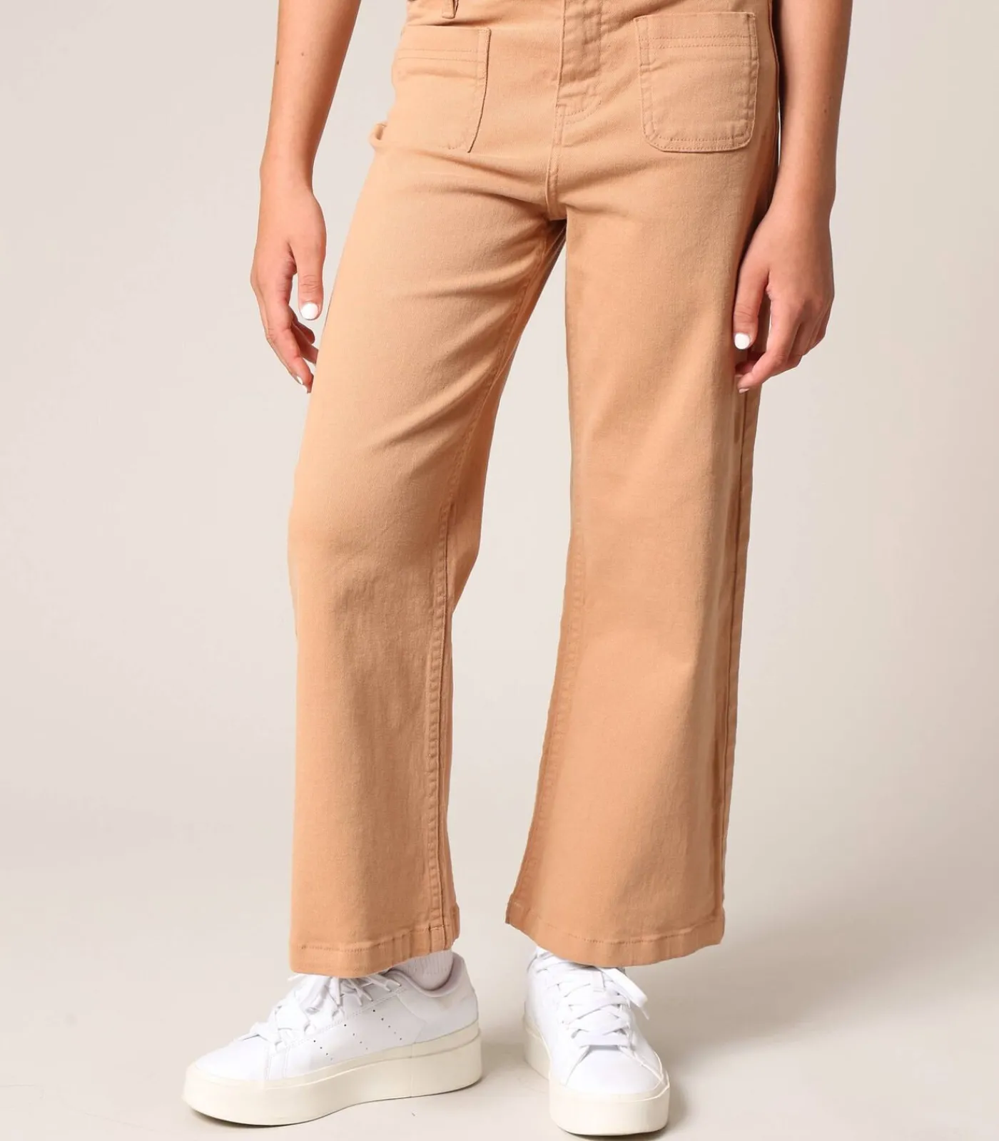 Outlet LIZETTE - Hoge taille stretch katoenen flared broek Kinderen Jeans