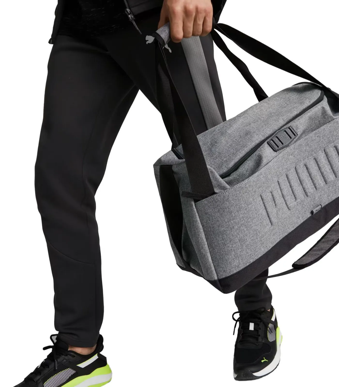 PUMA LOGO - Plunjezak - Grijs