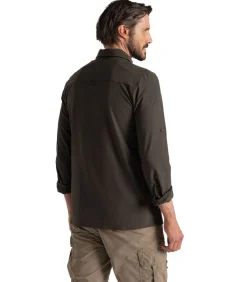 Clearance LOGO - Shirt - Groen Heren Hemden