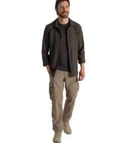 Clearance LOGO - Shirt - Groen Heren Hemden