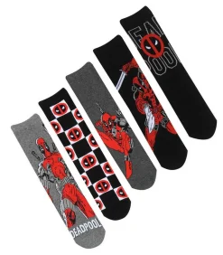 DAMES Deadpool LOGO - Sokken - Grijs