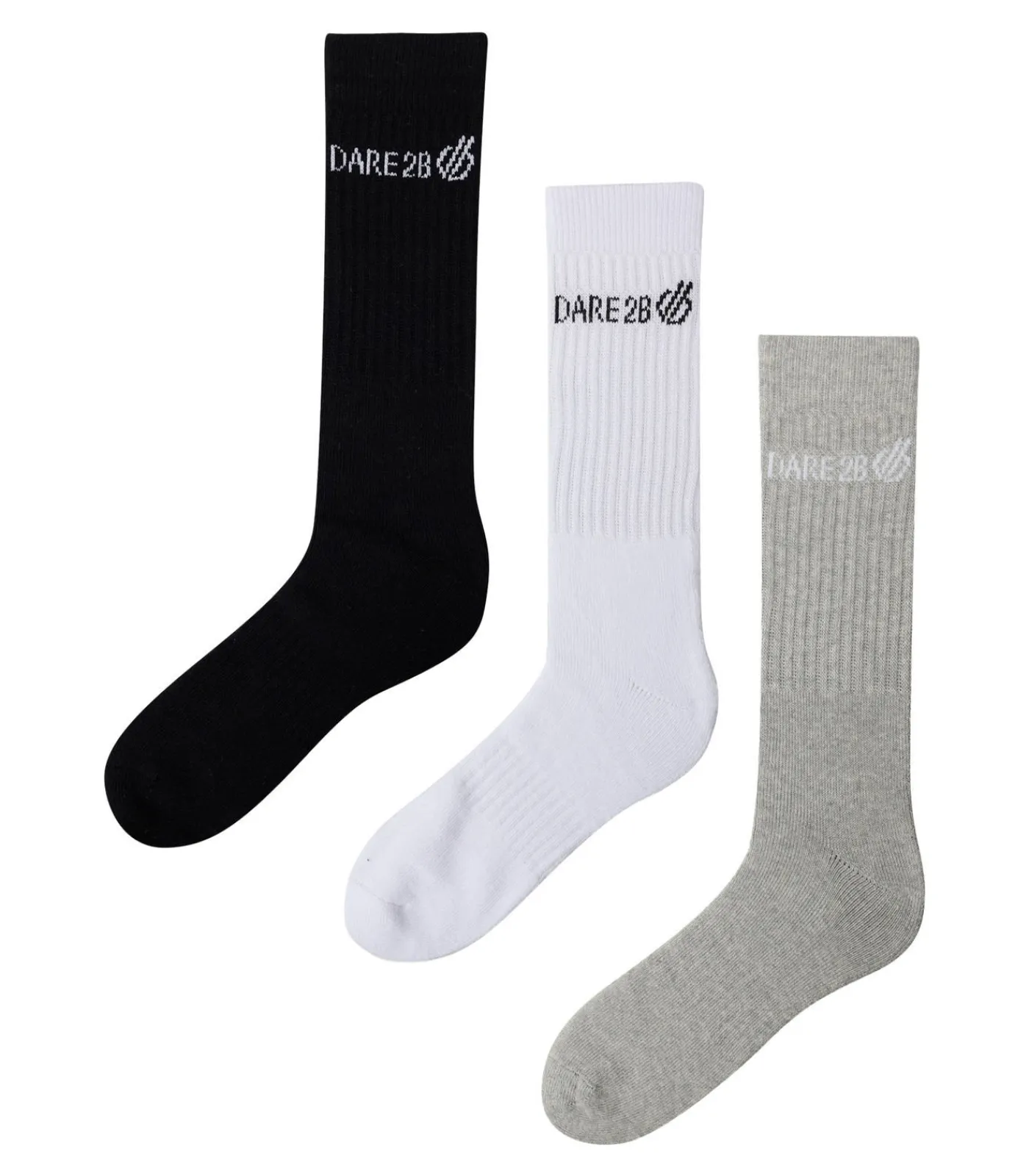 DAMES Dare 2b LOGO - Sokken - Zwart