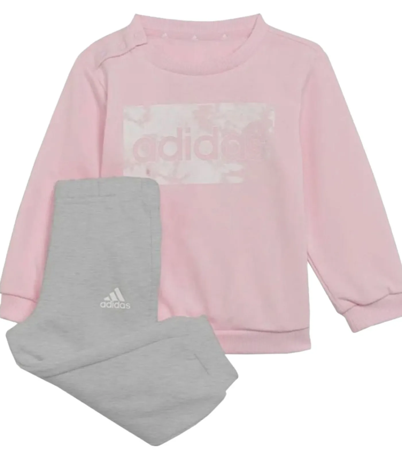 Kinderen Adidas LOGO - Trainingspak - Roze