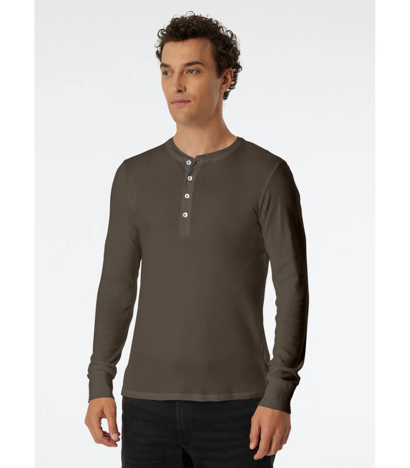 Discount Longsleeve Heren -Shirt Clay Heren T-Shirts & Polo's
