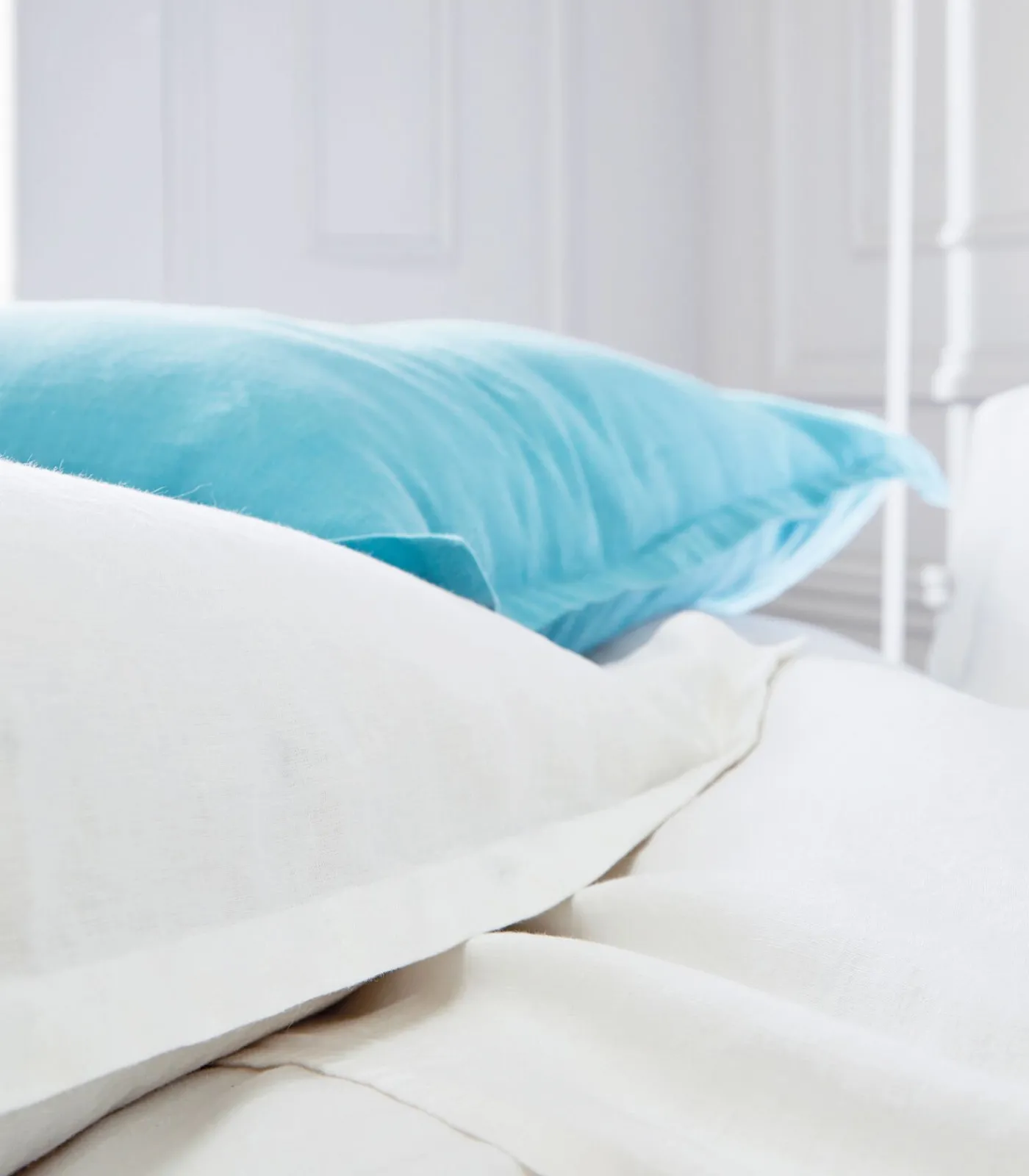 Blanc des Vosges LOUXOR Blanc - Laken linnen Stonewashed