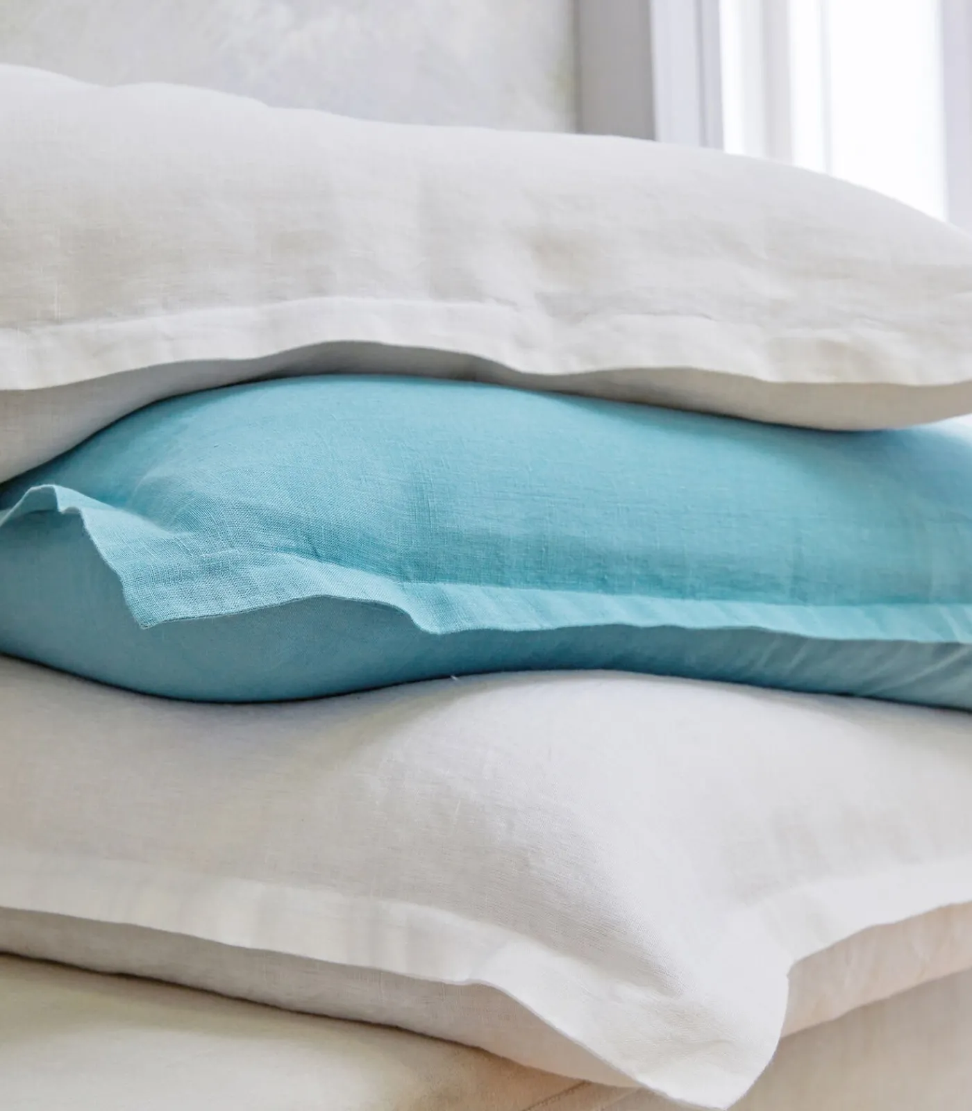 Blanc des Vosges LOUXOR Blanc - Laken linnen Stonewashed