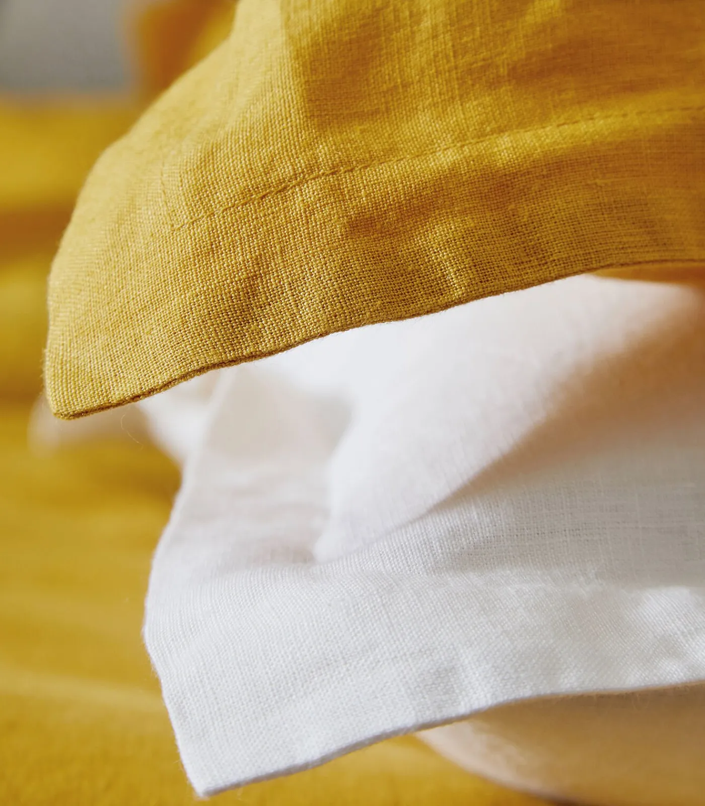 Blanc des Vosges LOUXOR Blanc - Laken linnen Stonewashed